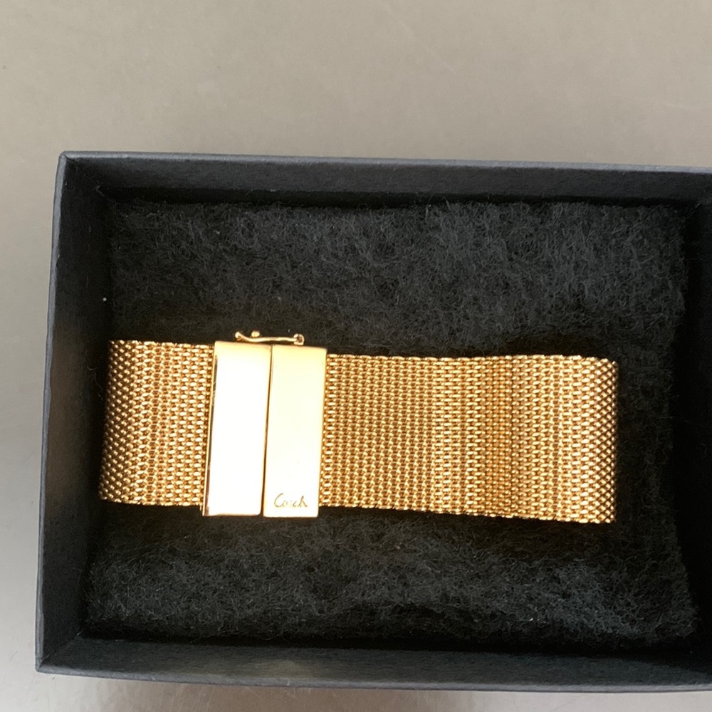 Coach gold bracelet